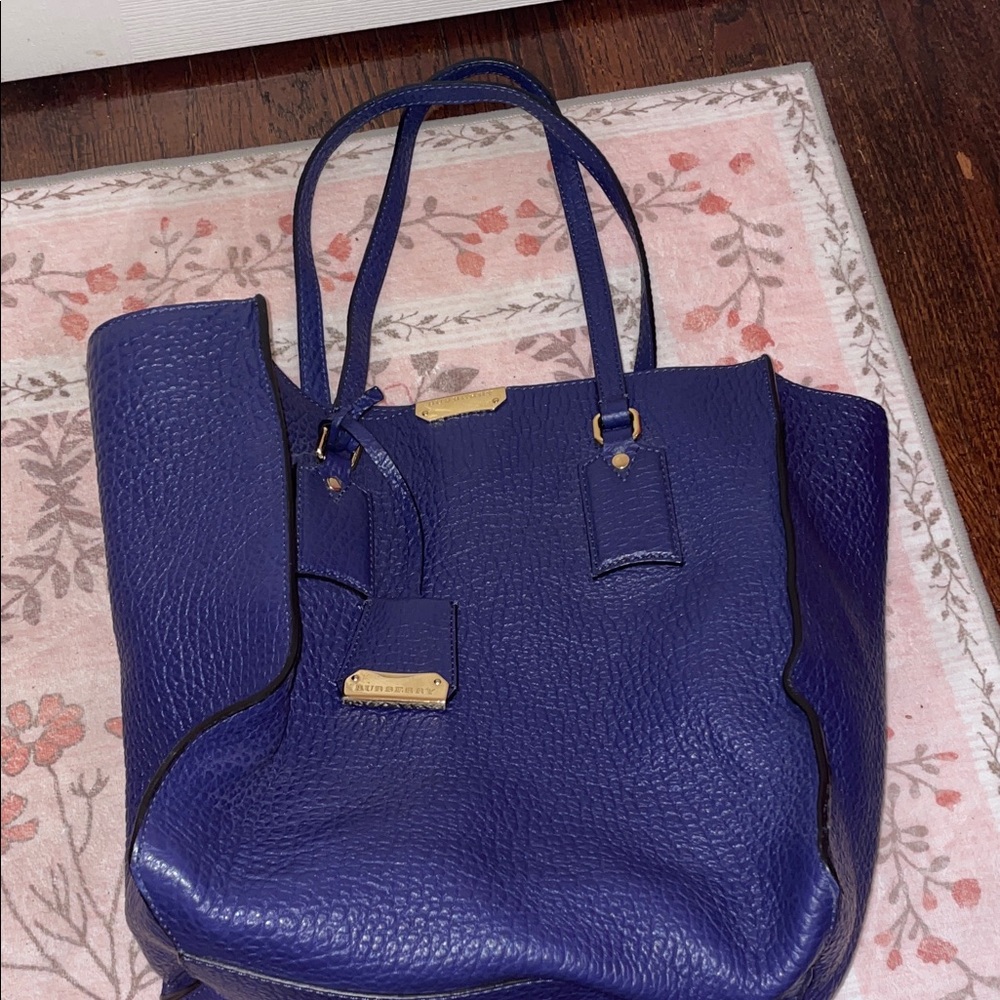 Burberry Deep Blue Tote Bag